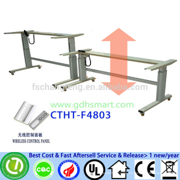 CTHT-F4803 patas ajustables eléctricas de la tabla del metal con el marco ajustable del escritorio del panel de control inalámbrico